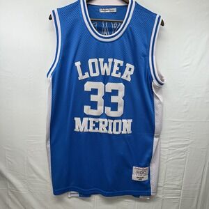 Headgear Classics Kobe Bryant Lower Merion High‎ School Jersey Blue White 33 2XL